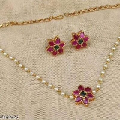 Premium pearl chain necklace